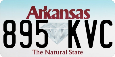AR license plate 895KVC