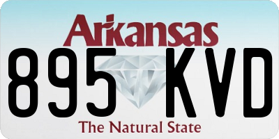 AR license plate 895KVD