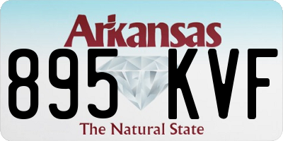 AR license plate 895KVF
