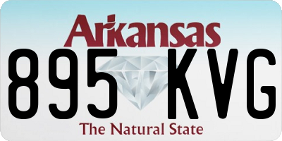 AR license plate 895KVG