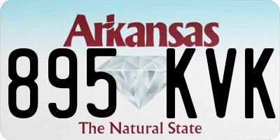 AR license plate 895KVK