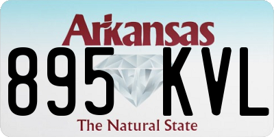 AR license plate 895KVL
