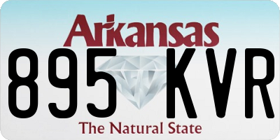 AR license plate 895KVR