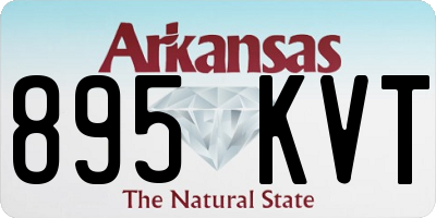 AR license plate 895KVT