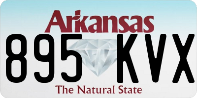 AR license plate 895KVX