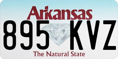 AR license plate 895KVZ