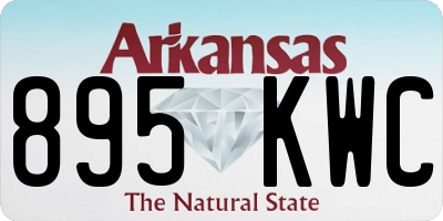 AR license plate 895KWC
