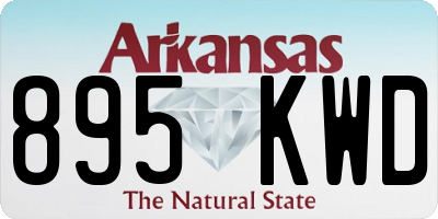 AR license plate 895KWD