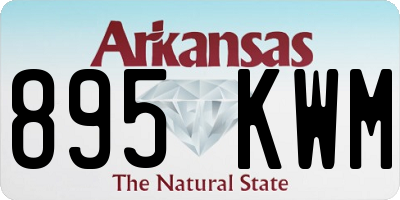 AR license plate 895KWM