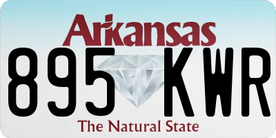 AR license plate 895KWR