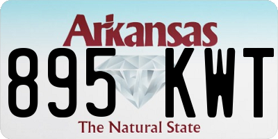 AR license plate 895KWT