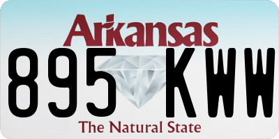 AR license plate 895KWW
