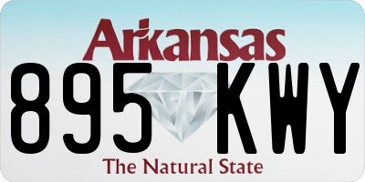 AR license plate 895KWY