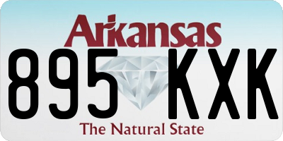 AR license plate 895KXK