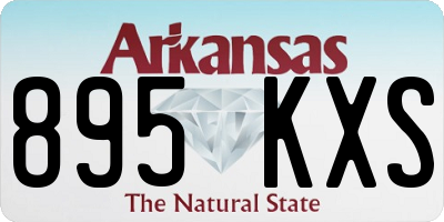 AR license plate 895KXS