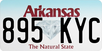 AR license plate 895KYC