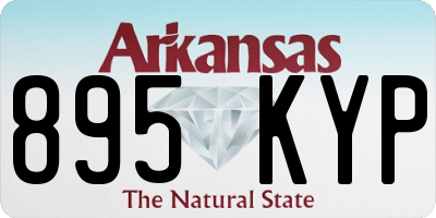AR license plate 895KYP