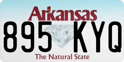 AR license plate 895KYQ