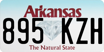 AR license plate 895KZH