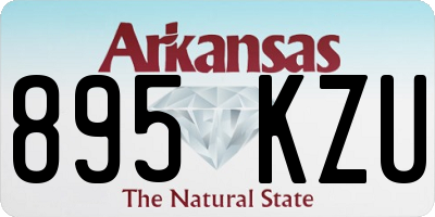 AR license plate 895KZU