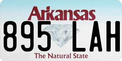 AR license plate 895LAH