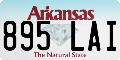 AR license plate 895LAI