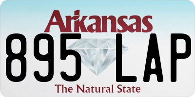 AR license plate 895LAP