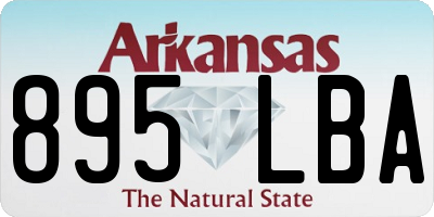 AR license plate 895LBA
