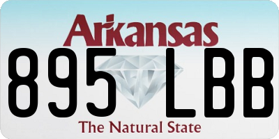 AR license plate 895LBB