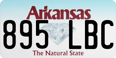 AR license plate 895LBC
