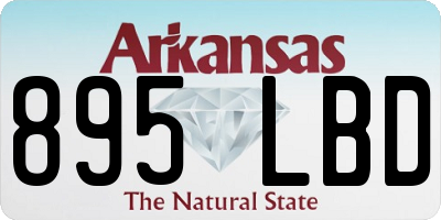 AR license plate 895LBD