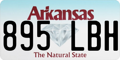 AR license plate 895LBH