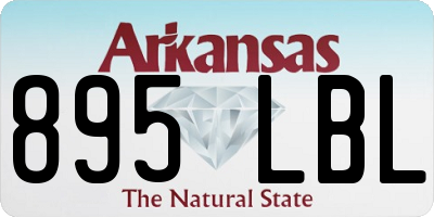 AR license plate 895LBL