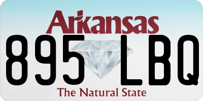 AR license plate 895LBQ