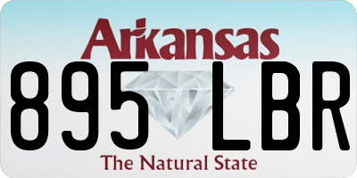 AR license plate 895LBR