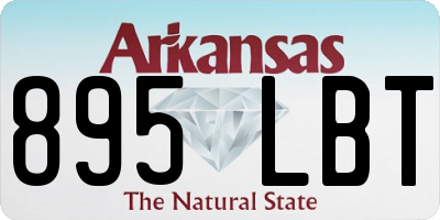 AR license plate 895LBT