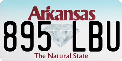 AR license plate 895LBU