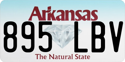 AR license plate 895LBV