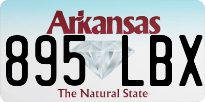 AR license plate 895LBX