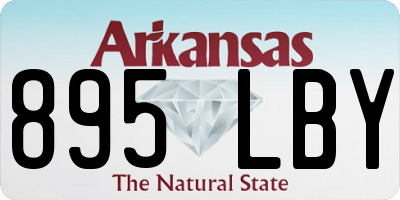 AR license plate 895LBY