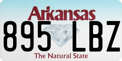 AR license plate 895LBZ