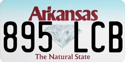 AR license plate 895LCB