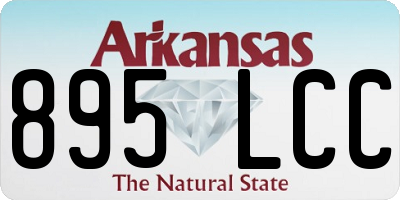 AR license plate 895LCC