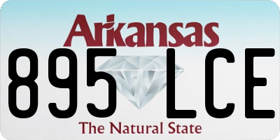 AR license plate 895LCE