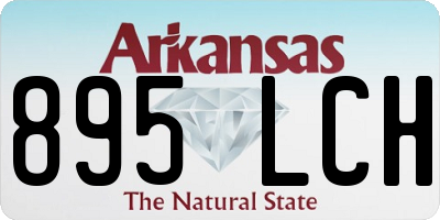 AR license plate 895LCH