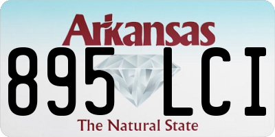 AR license plate 895LCI