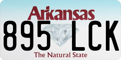 AR license plate 895LCK