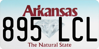 AR license plate 895LCL
