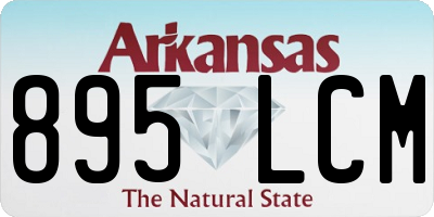 AR license plate 895LCM
