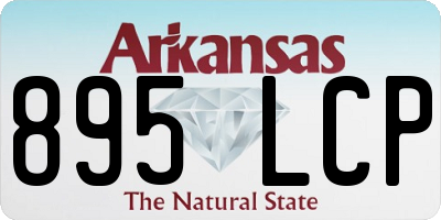 AR license plate 895LCP